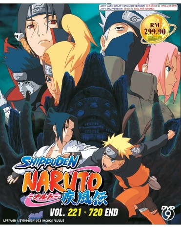 ENG DUB * NARUTO SHIPPUDEN VOL.221-720 END  